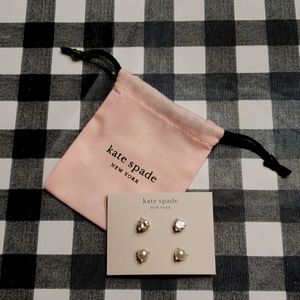 Two pair Kate Spade earrings